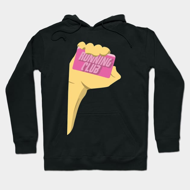 Running Club - Fight Club Parody Hoodie by LuisP96